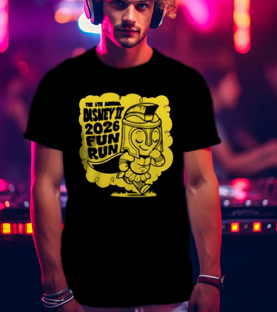 The 5th Annual Disney II 2026 Fun Run Harebrained Character Celebration T-Shirt