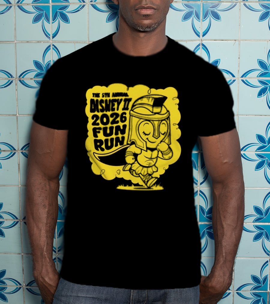 The 5th Annual Disney II 2026 Fun Run Harebrained Character Celebration T-Shirt