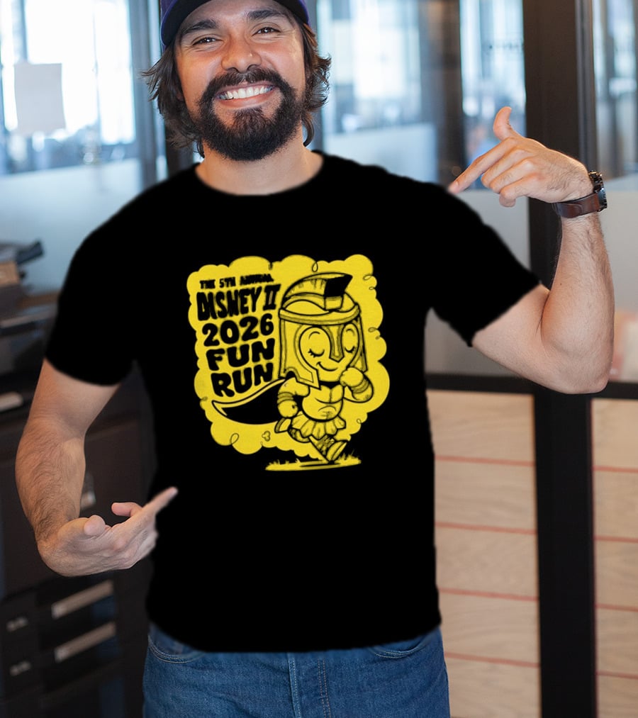 The 5th Annual Disney II 2026 Fun Run Harebrained Character Celebration T-Shirt