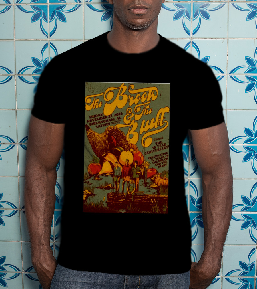 The Brook The Bluff Birmingham AL November 27 2026 Saturn 10 Year Jamiversary Celebrating 10 Years T-Shirt