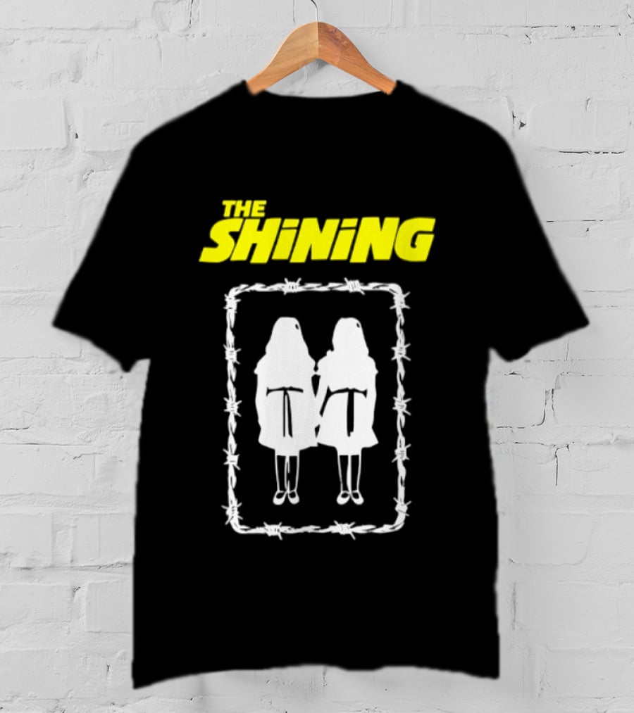 The Shining Grady Twins Barbed Wire Horror Movie Iconic Scene T-Shirt