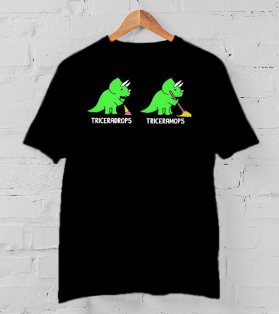 Triceradrops And Triceramops Dinosaur Ice Cream Fun T-Shirt