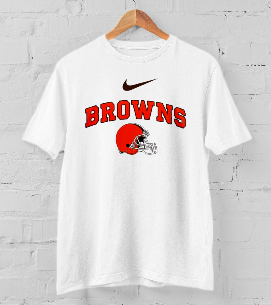 Cleveland Browns Nike Helmet Browns Make Washington Grateful Again Game Day T-Shirt