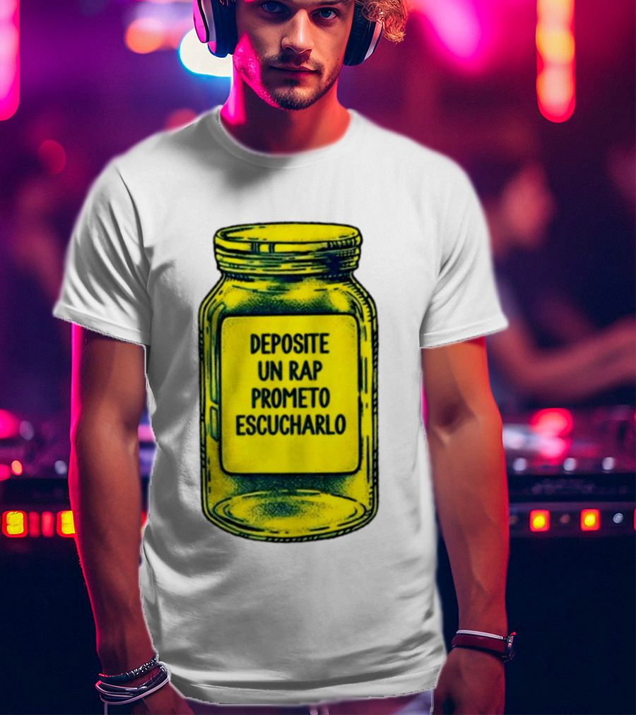 Deposite Un Rap Prometo Escucharlo Jar Music Lover T-Shirt