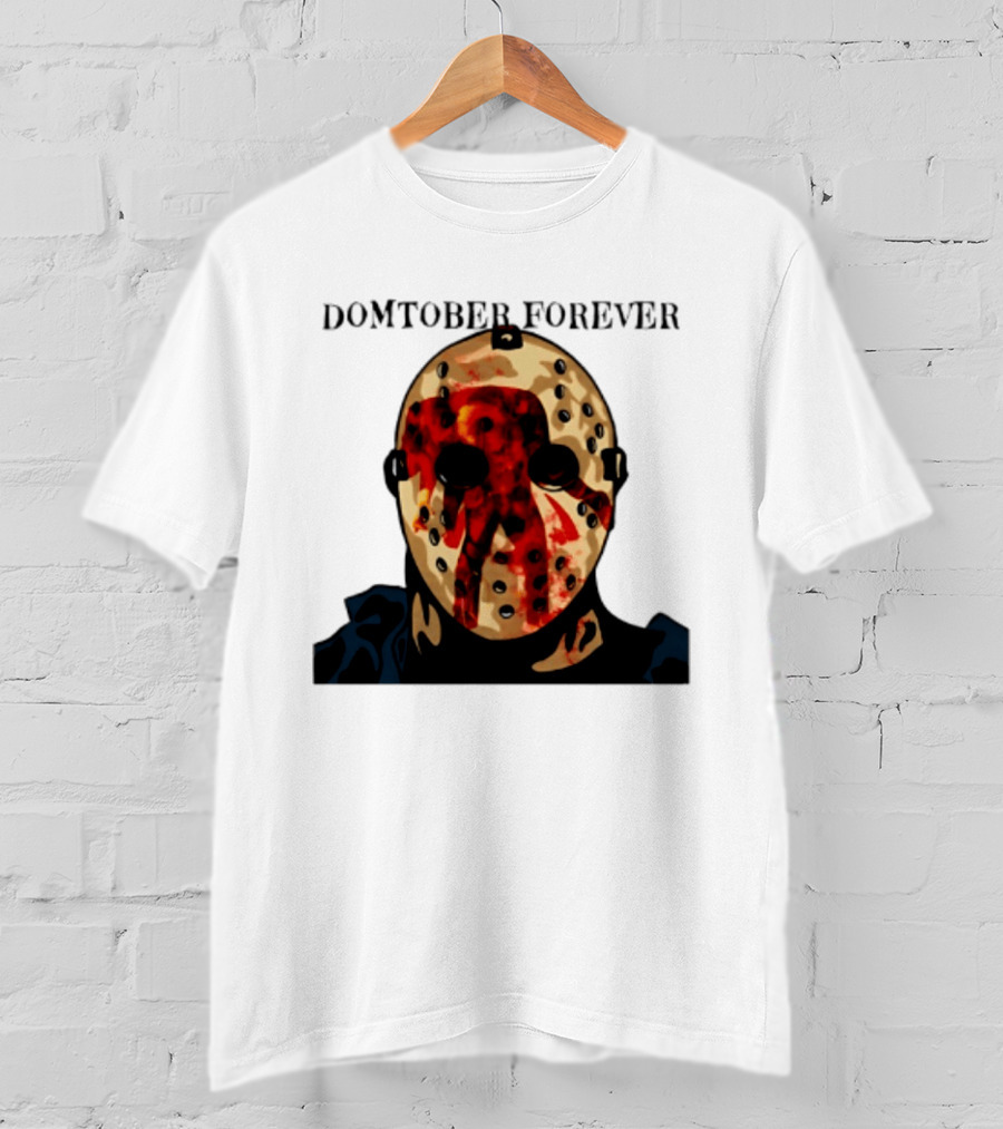 Domtober Forever Jason Voorhees Halloween Mask T-Shirt