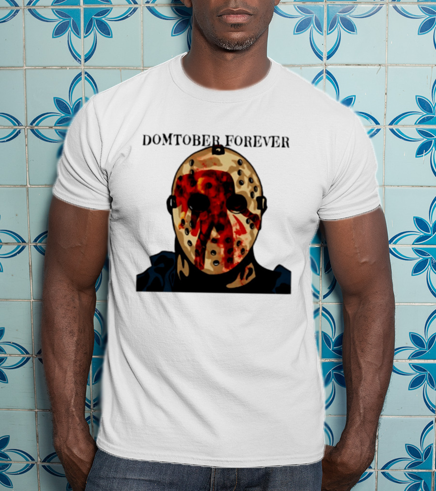 Domtober Forever Jason Voorhees Halloween Mask T-Shirt
