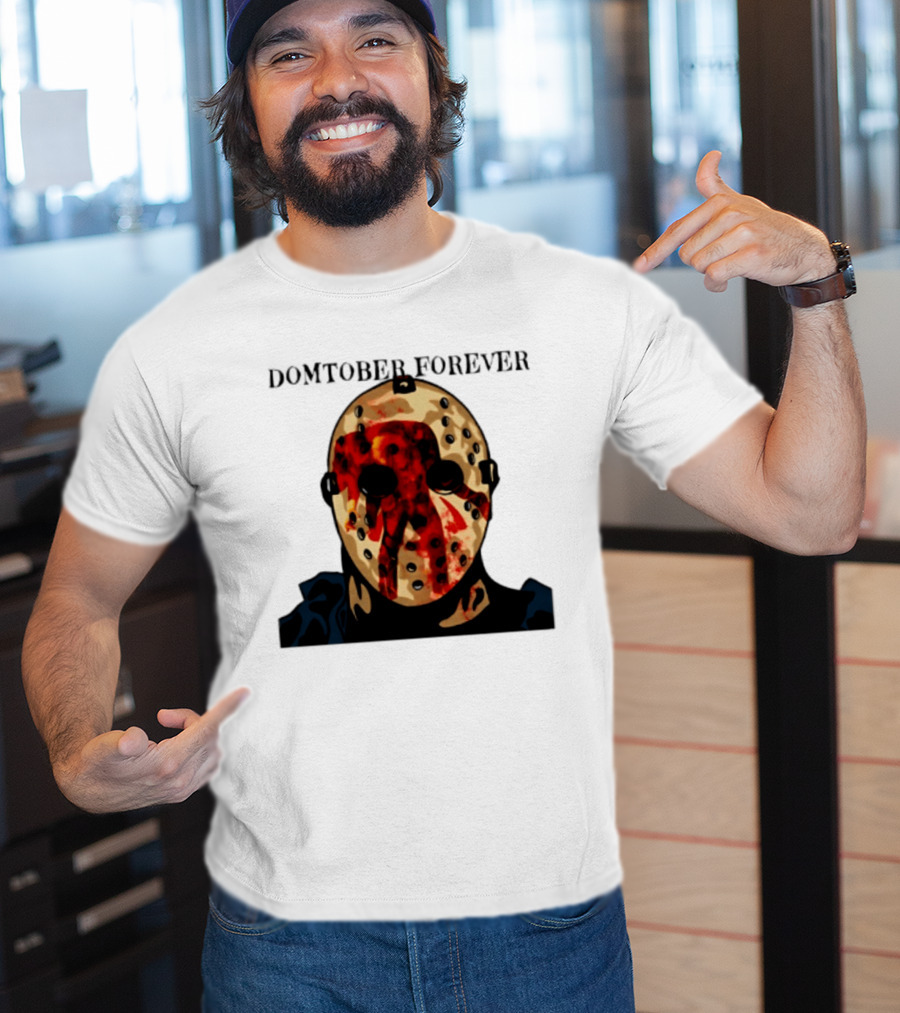 Domtober Forever Jason Voorhees Halloween Mask T-Shirt