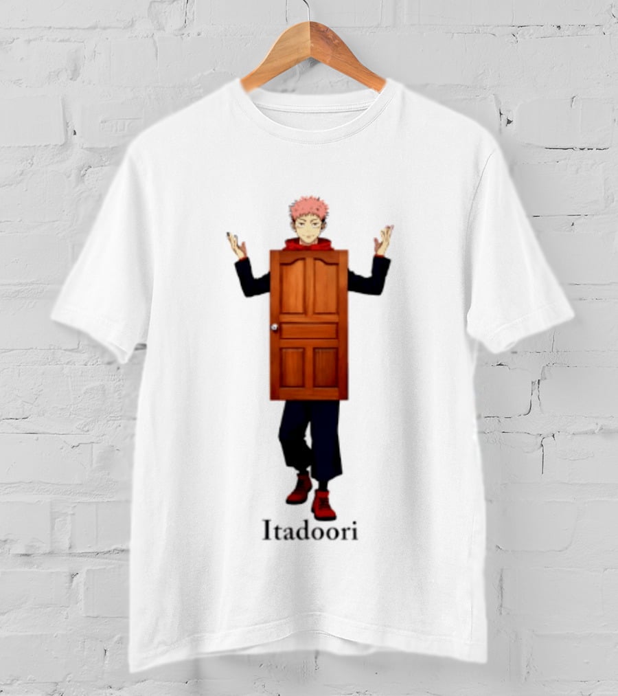 Yuji Itadori Door Jujutsu Kaisen Anime Itadoori T-Shirt