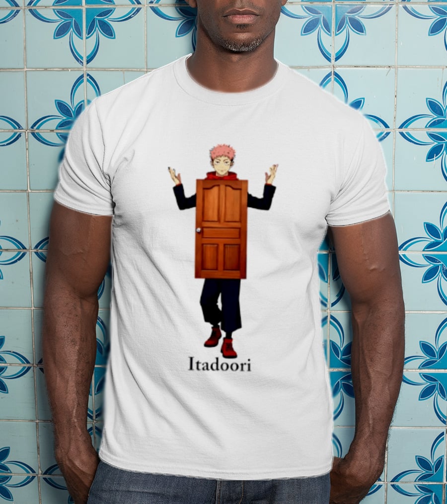 Yuji Itadori Door Jujutsu Kaisen Anime Itadoori T-Shirt