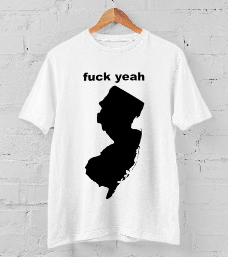 Fuck Yeah New Jersey Map T-Shirt