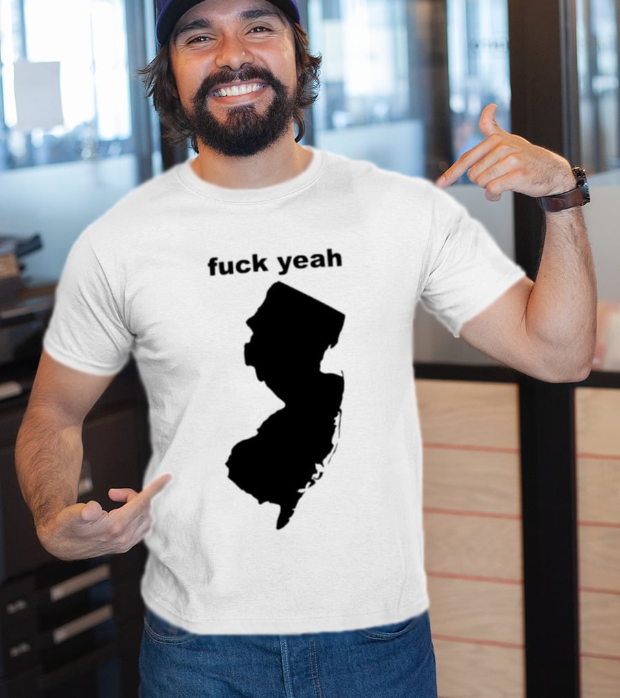 Fuck Yeah New Jersey Map T-Shirt