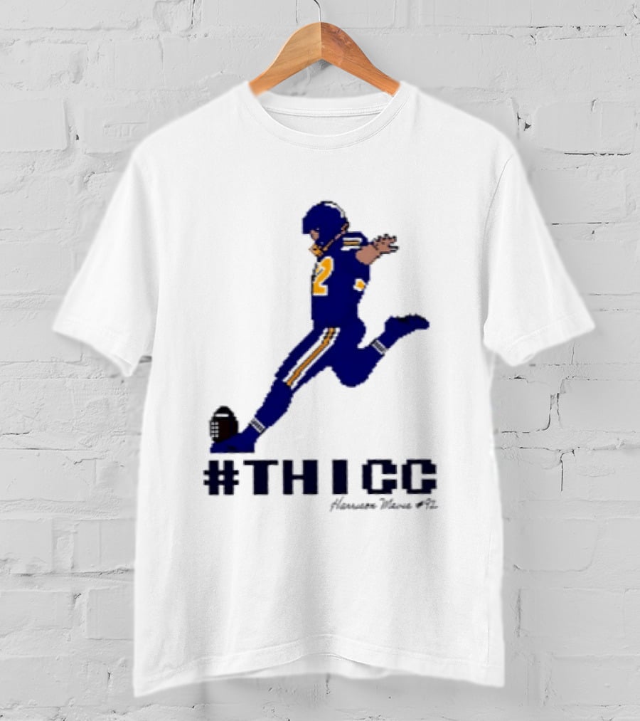 Harrison Mevis 92 Los Angeles Rams Thicc Kicker Football Pixel T-Shirt