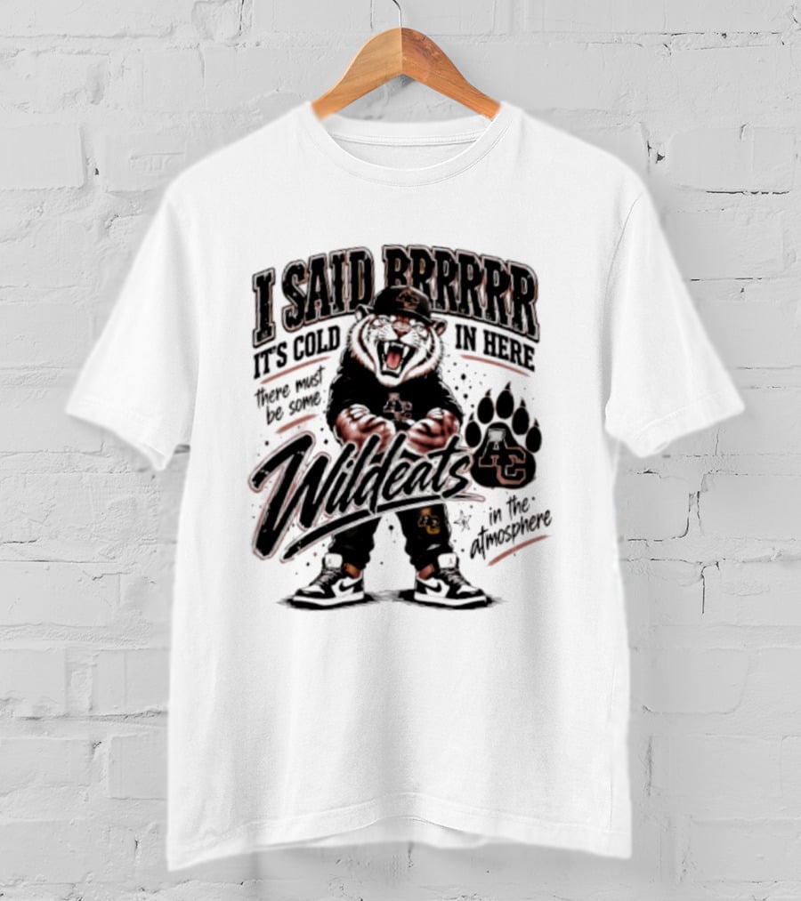I Said Brrrrr It's Cold In Here Wildcats In The Atmosphere T-Shirt