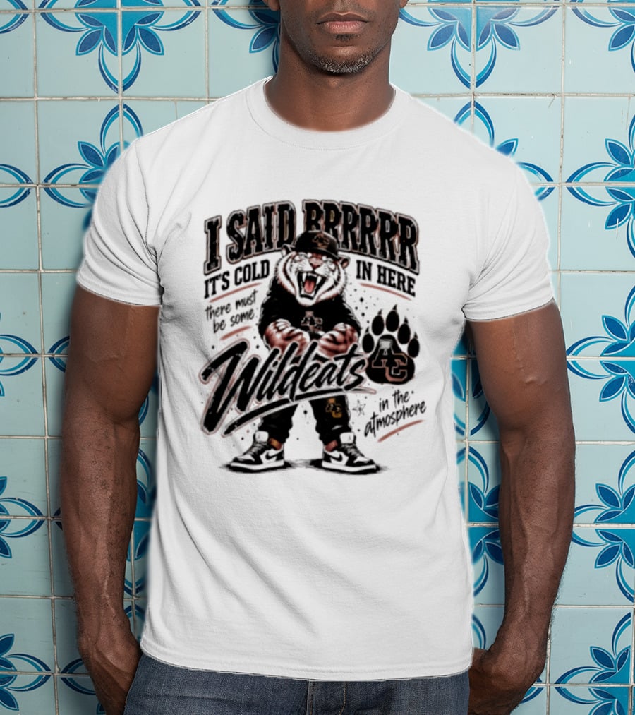 I Said Brrrrr It's Cold In Here Wildcats In The Atmosphere T-Shirt