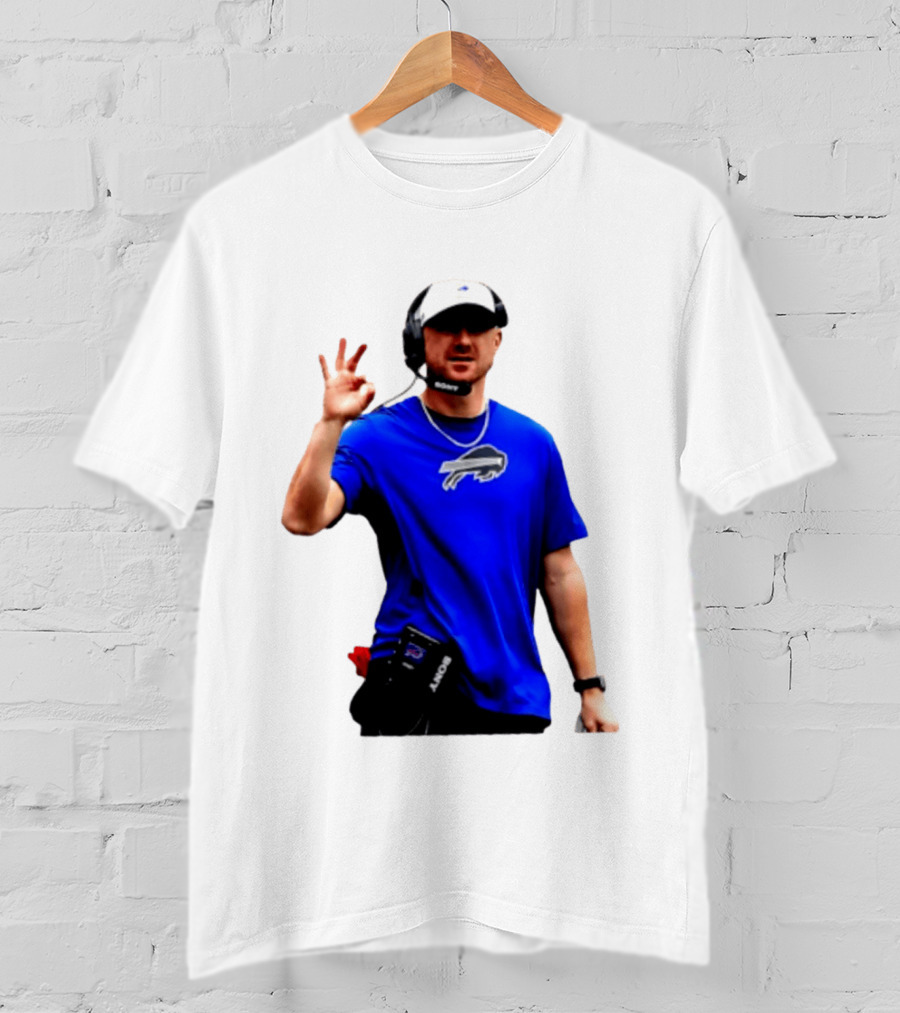 Joe Brady Buffalo Bills Coaching Moments Buffalo T-Shirt