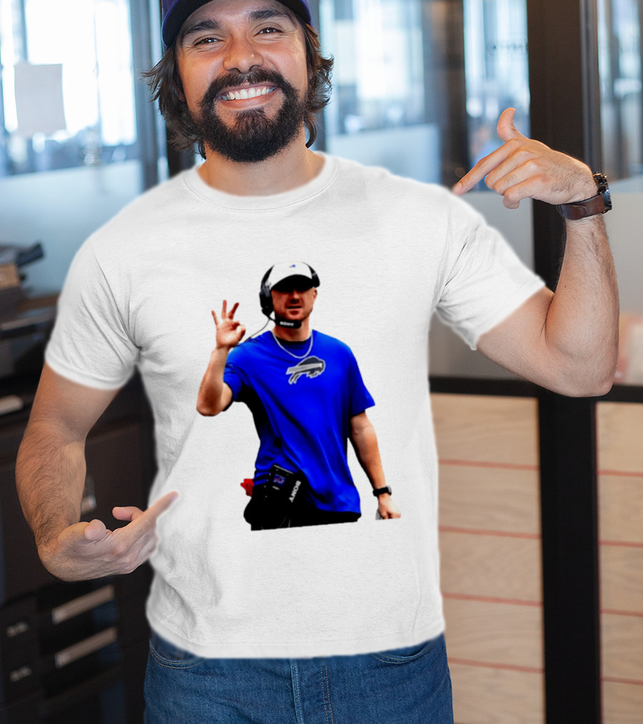 Joe Brady Buffalo Bills Coaching Moments Buffalo T-Shirt