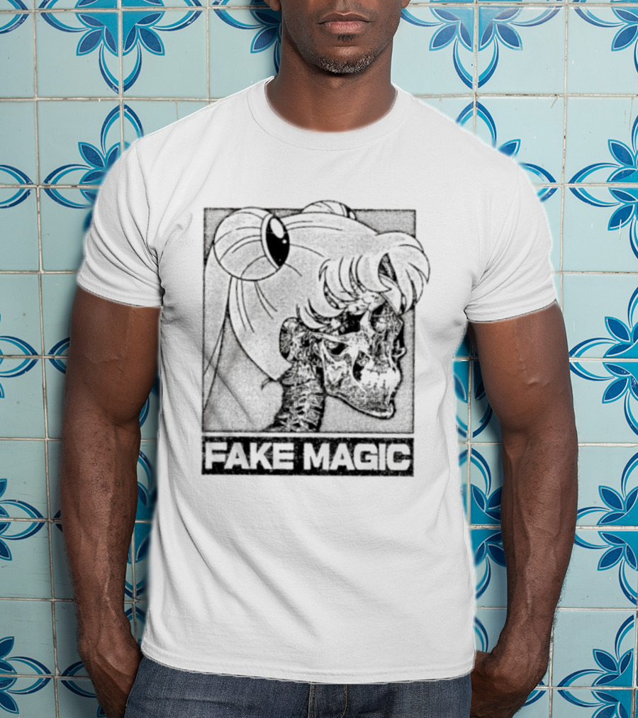 FAKE MAGIC Skull Anime Goth Sailor Moon T-Shirt
