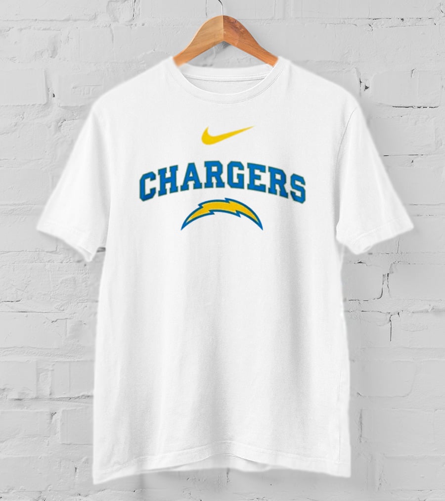 Los Angeles Chargers Make Washington Grateful Again Game Day Chargers Nike Bolt T-Shirt