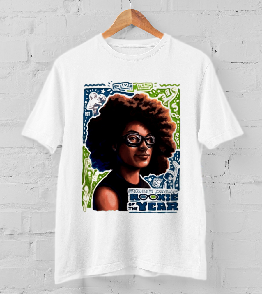 Olivia Miles Minnesota Lynx 2026 WNBA Rookie Of The Year Basketball Champion T-Shirt