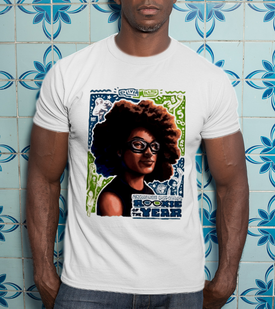 Olivia Miles Minnesota Lynx 2026 WNBA Rookie Of The Year Basketball Champion T-Shirt