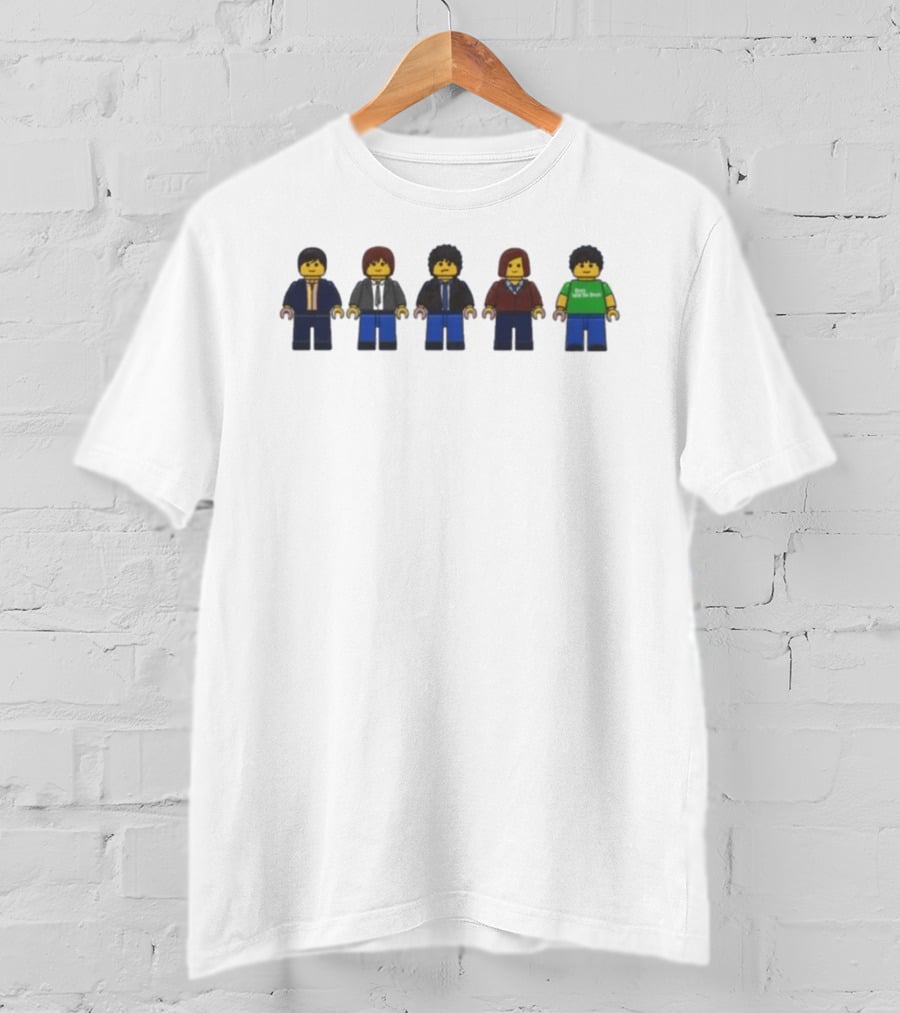 The Strokes World Tour Winter 2002 Band LEGO Minifigure Collection T-Shirt