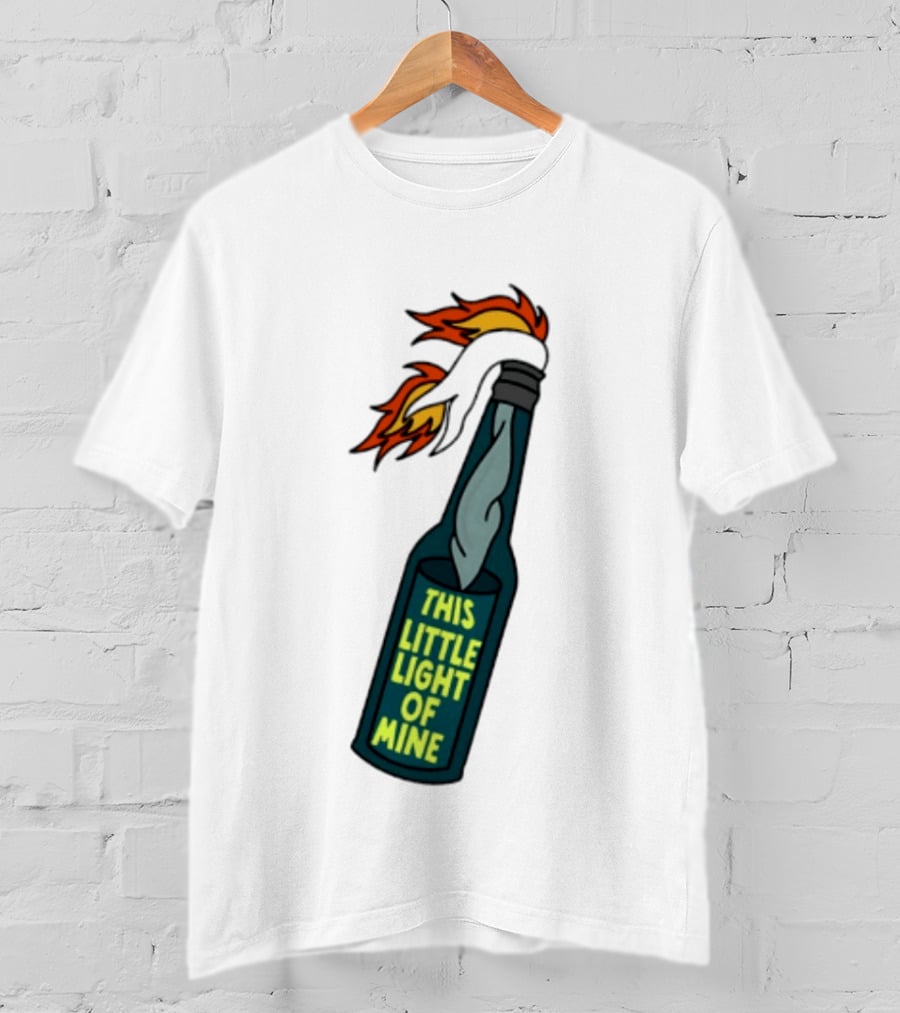 This Little Light Of Mine Molotov Cocktail Flame Bottle T-Shirt
