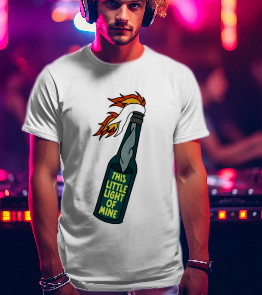 This Little Light Of Mine Molotov Cocktail Flame Bottle T-Shirt