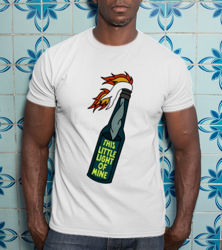 This Little Light Of Mine Molotov Cocktail Flame Bottle T-Shirt
