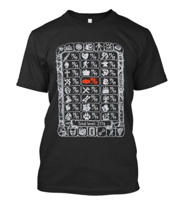 100 Thieves OSRS Thieving 99 Skill Total Level 2376 T-Shirt