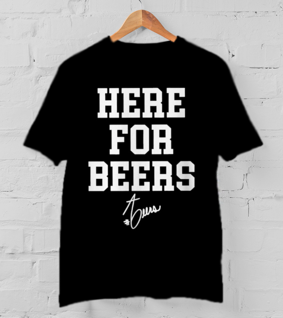 Allie Here For Beers Marquette Women's Volleyball T-Shirt