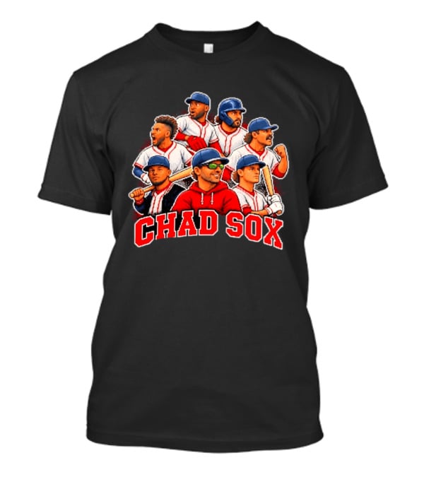 Chad Sox Boston Red Sox Team Collage Players T-Shirt