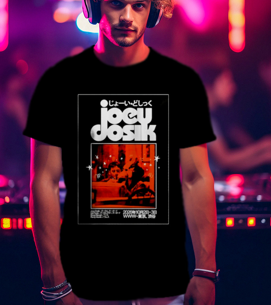 Joey Dosik 2026 Tokyo Concert October Shibuya Performance Dates T-Shirt