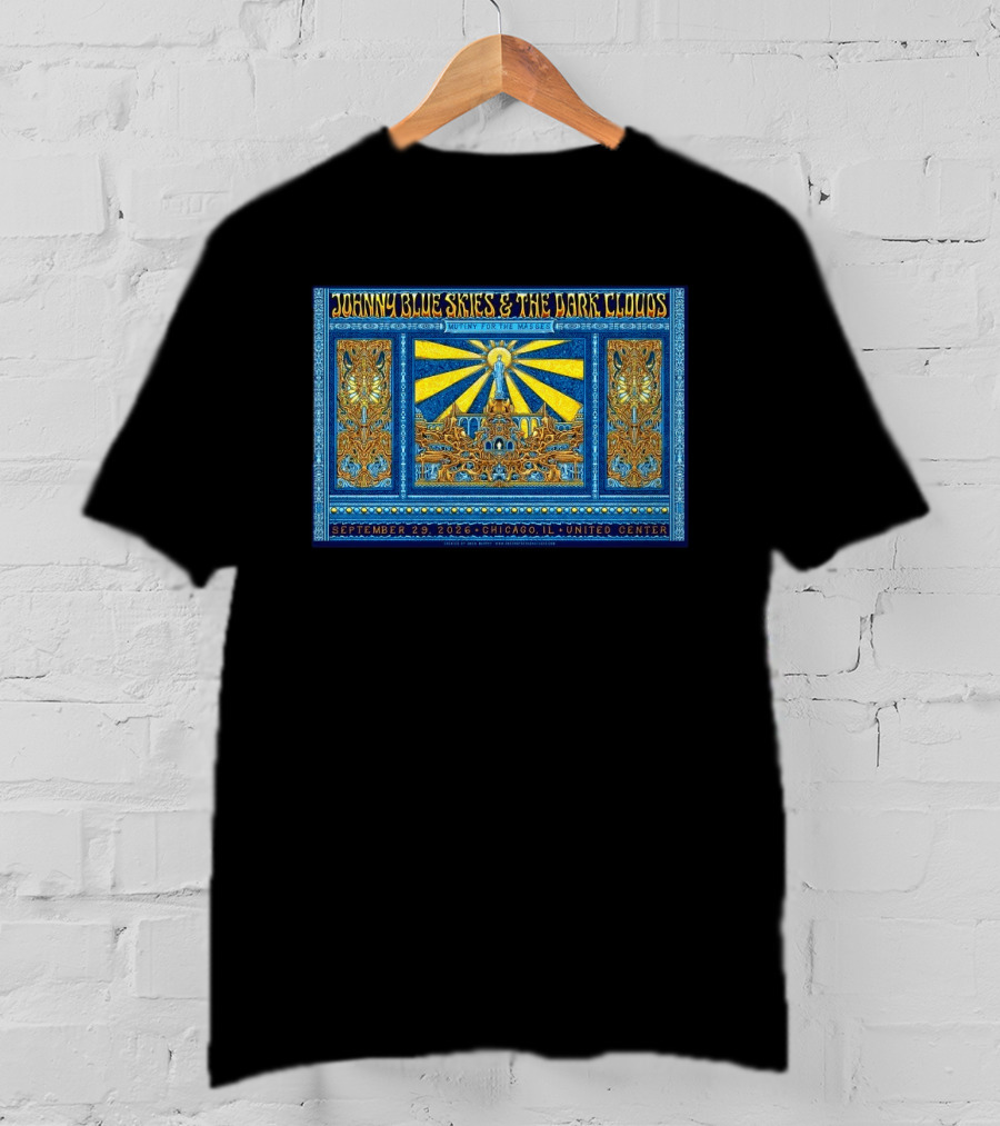Johnny Blue Skies And The Dark Clouds Mutiny For The Masses Chicago IL 2026 United Center September 29 T-Shirt