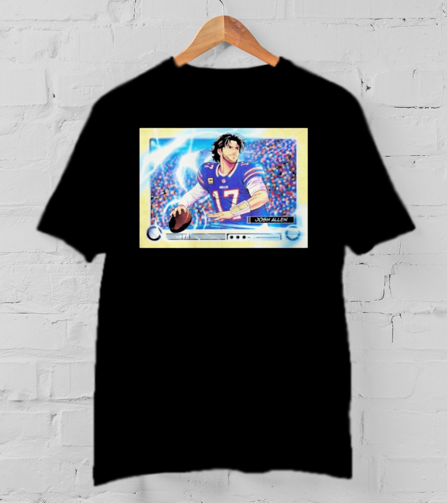 Josh Allen 1 Of 1 Anime Superfractor 2026 Bowman Football Card T-Shirt