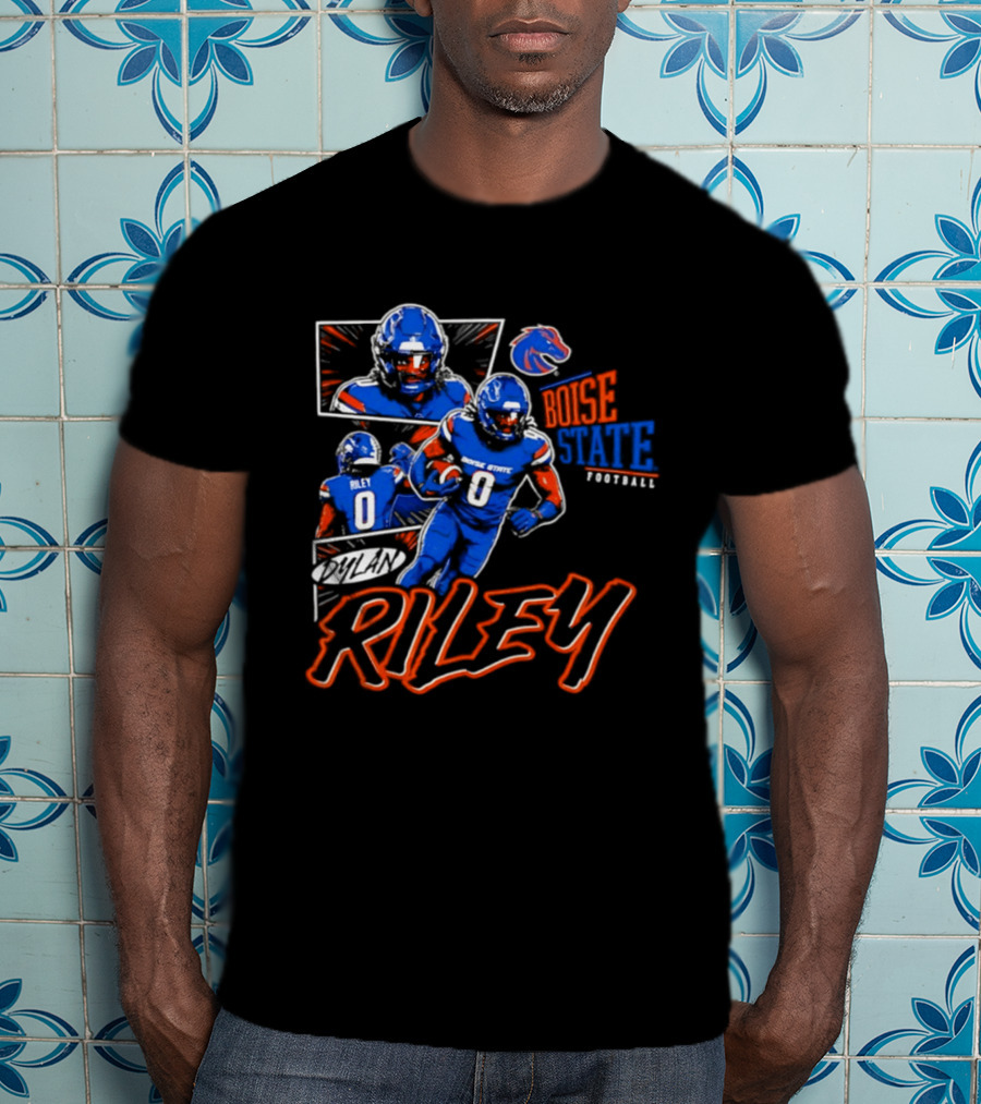 Boise State Broncos Football Riley Comic Book T-Shirt