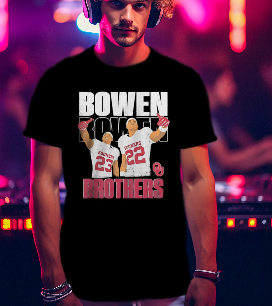 Bowen Brothers Sooners NCAA Football OU T-Shirt