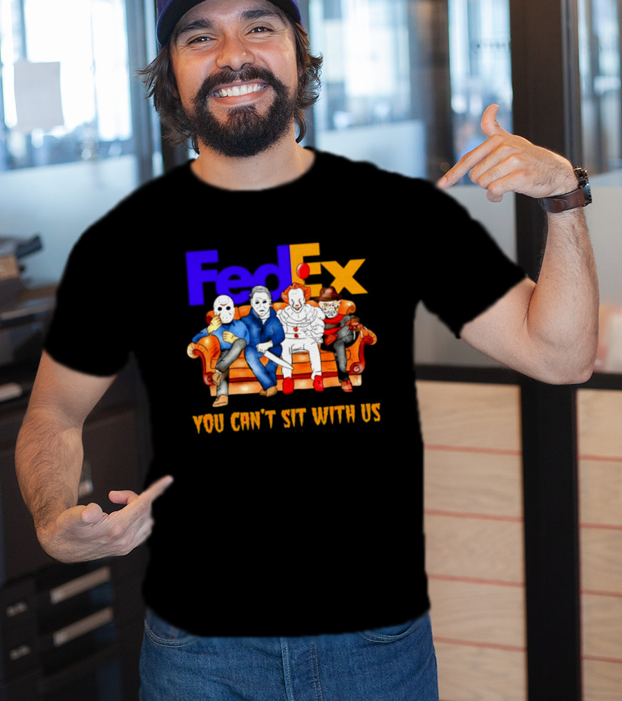 FedEx Horror Friends Halloween 2026 You Can't Sit With Us T-Shirt