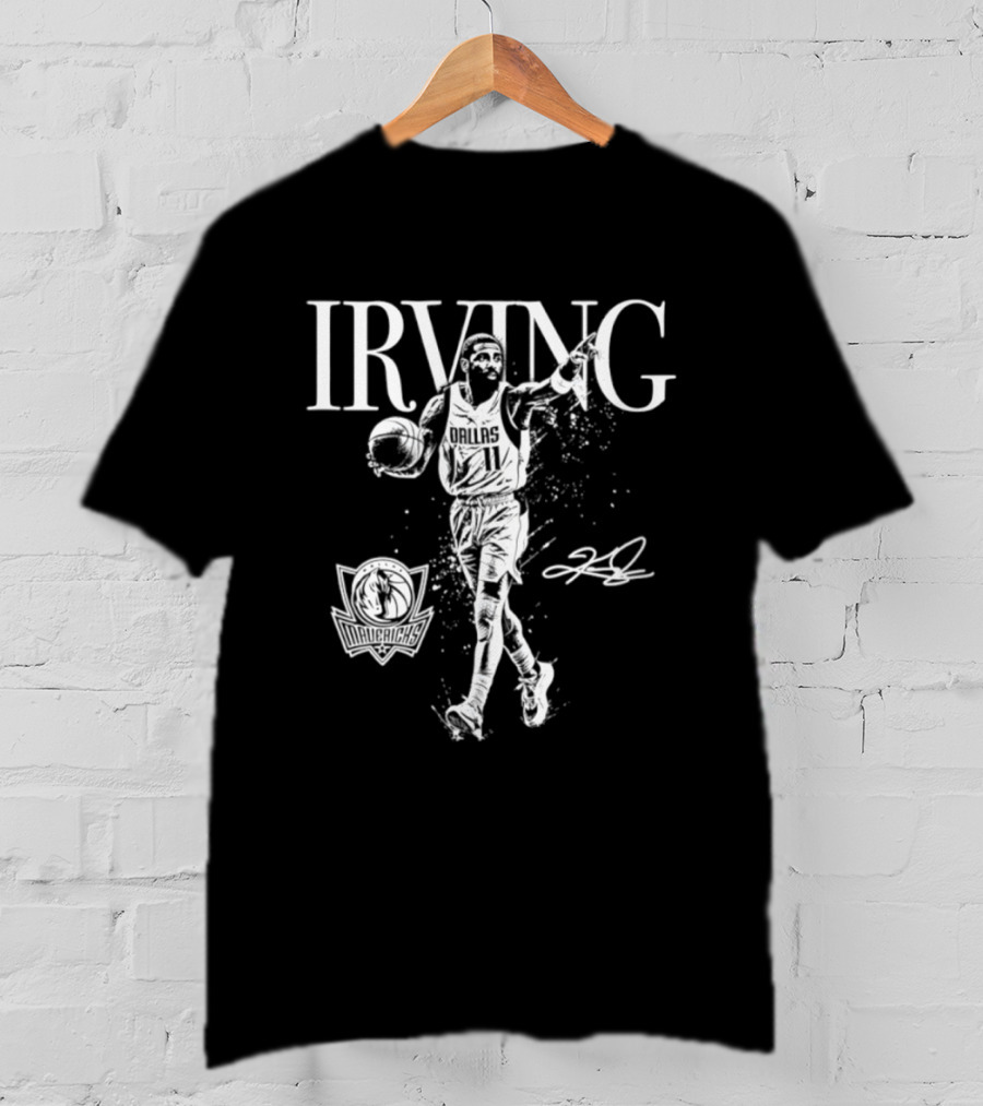Kyrie Irving Dallas Mavericks 20 Signature Basketball Mono T-Shirt