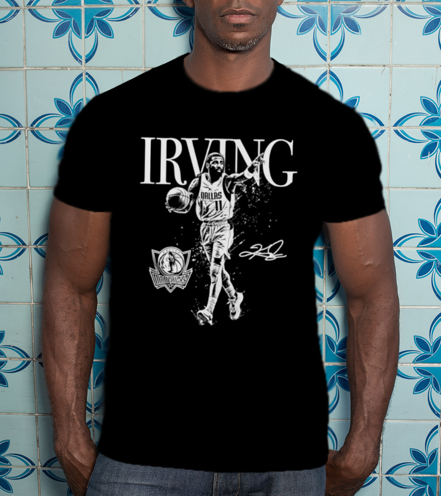Kyrie Irving Dallas Mavericks 20 Signature Basketball Mono T-Shirt