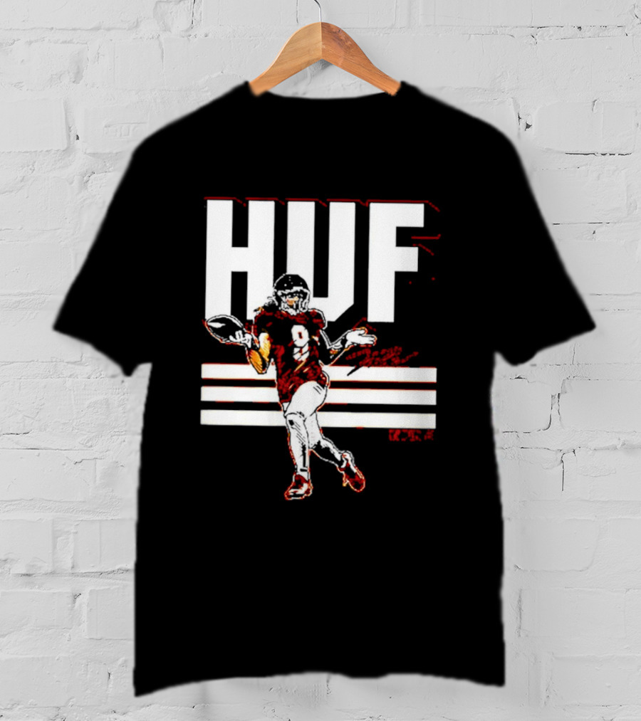HUF Football Player Number 8 Bold Shrugging T-Shirt