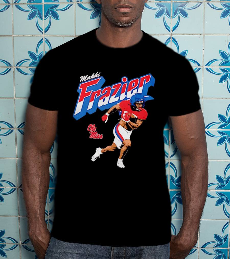 Makhi Frazier Ole Miss Rebels Football Player NCAA T-Shirt
