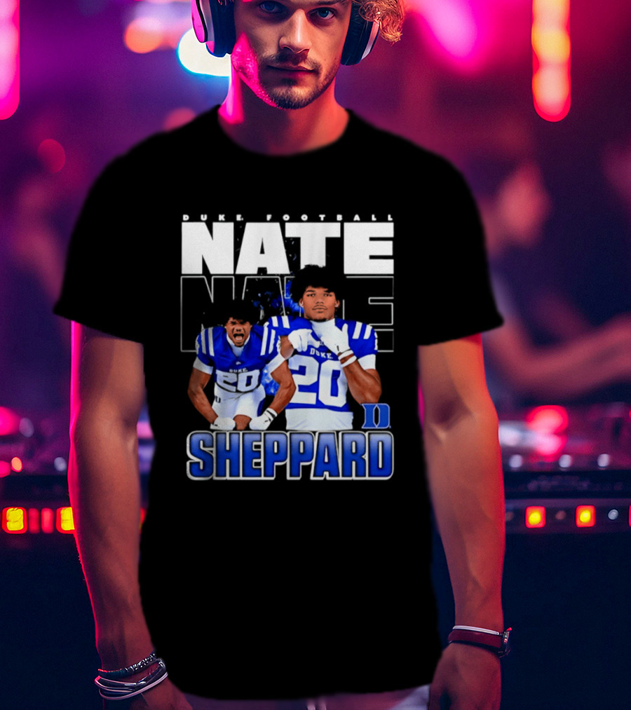 Super Football Nate Sheppard Duke Blue Devils 90s T-Shirt