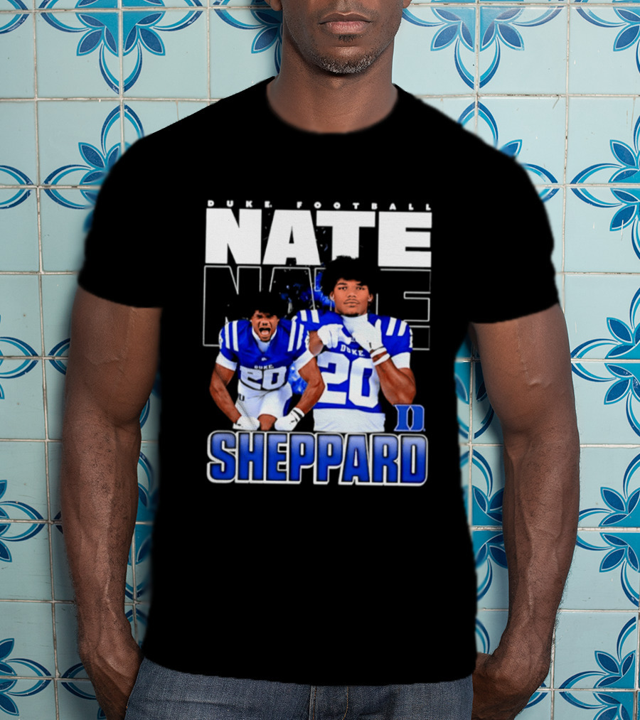 Super Football Nate Sheppard Duke Blue Devils 90s T-Shirt