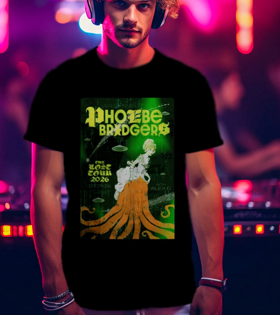 Phoebe Bridgers The Lost Tour 2026 Washington DC 09/29/26 With Alex G T-Shirt