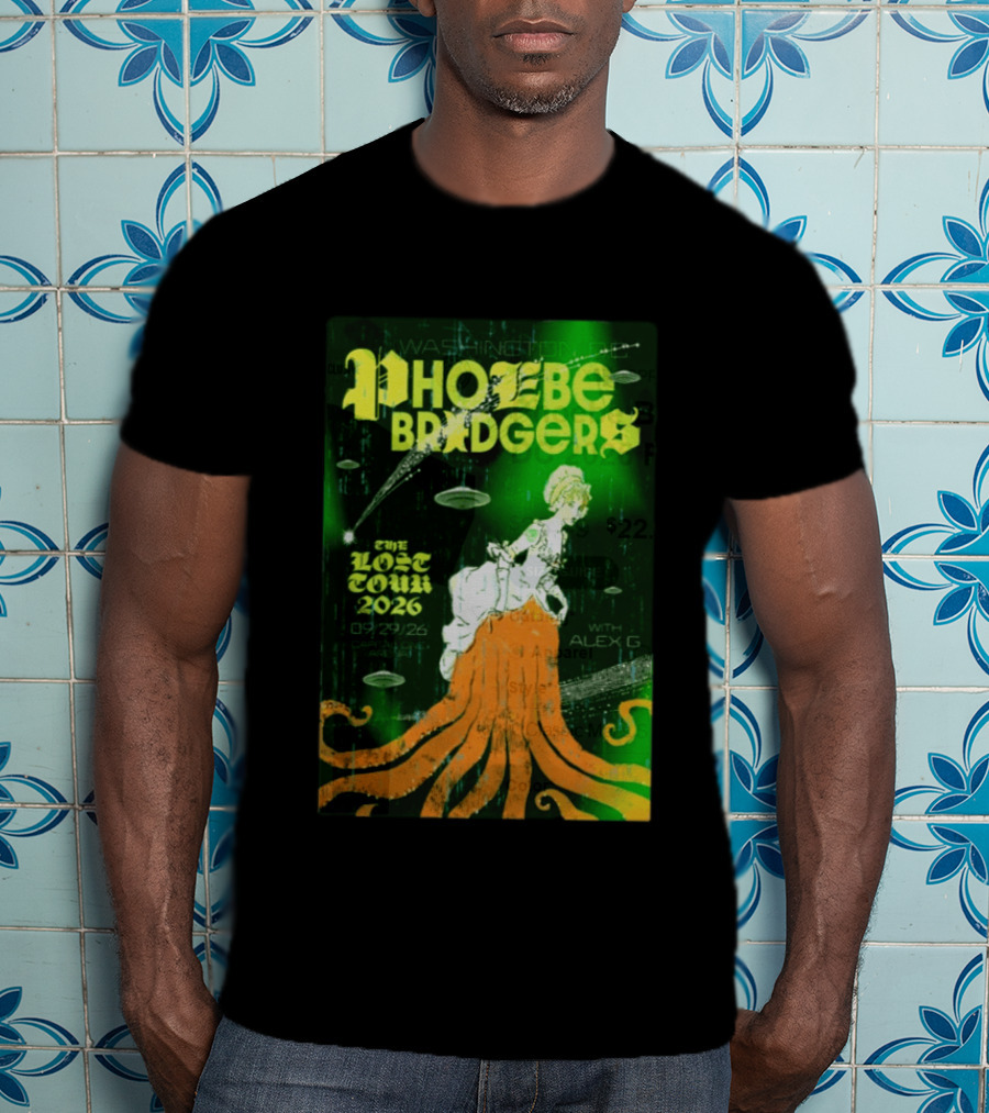 Phoebe Bridgers The Lost Tour 2026 Washington DC 09/29/26 With Alex G T-Shirt