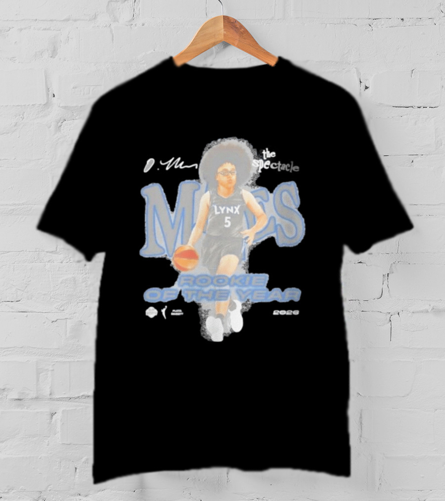 Olivia Miles Minnesota Lynx Playa Society Rookie Of The Year 2026 T-Shirt