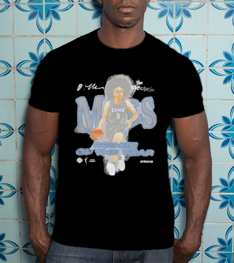 Olivia Miles Minnesota Lynx Playa Society Rookie Of The Year 2026 T-Shirt