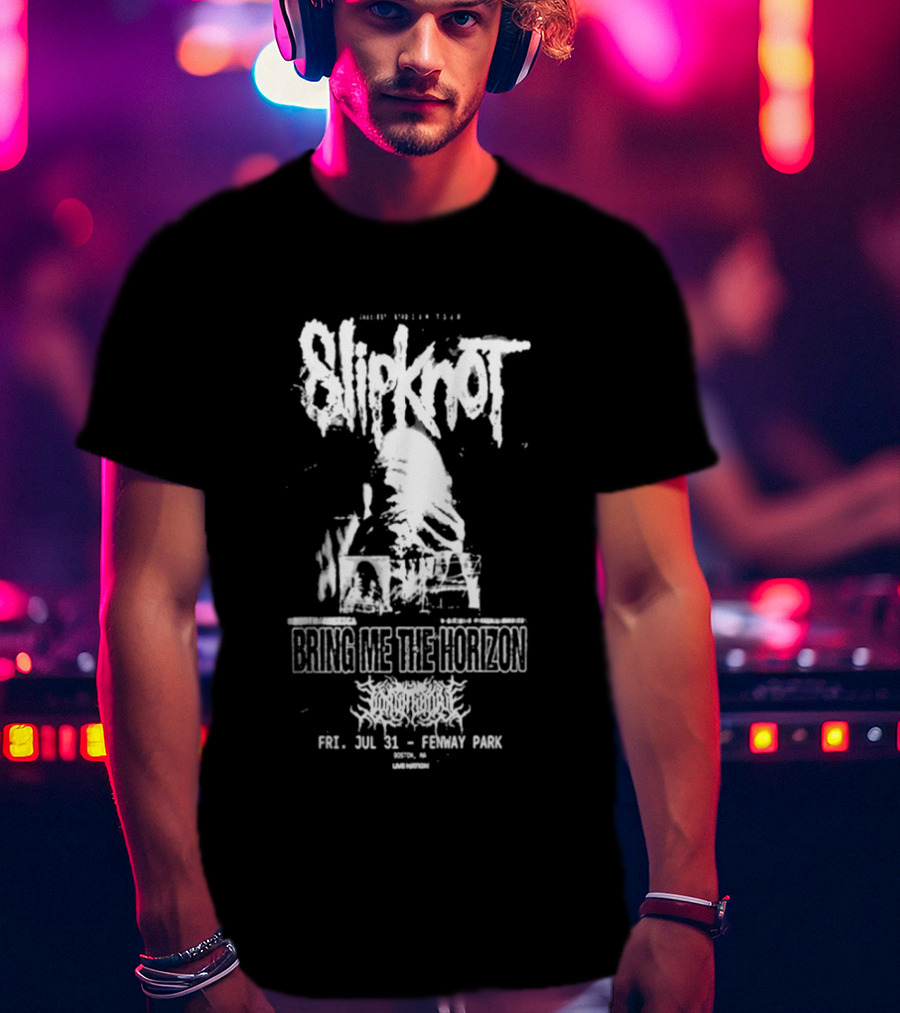 Slipknot Knotfest Roadshow North America Bring Me The Horizon Fri Jul 31 Fenway Park T-Shirt