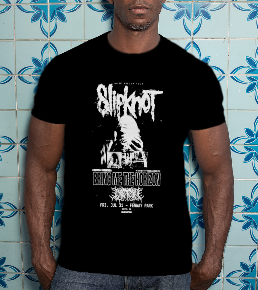 Slipknot Knotfest Roadshow North America Bring Me The Horizon Fri Jul 31 Fenway Park T-Shirt