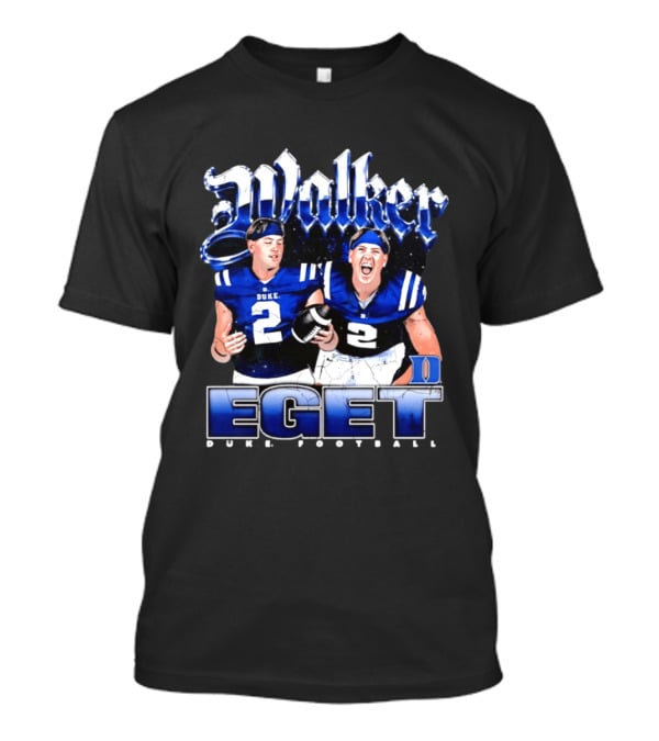 Walker Eget Duke Blue Devils Football 90s T-Shirt